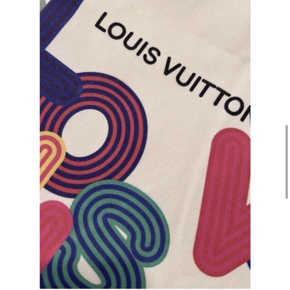 Louis Vuitton Exhibition Bag Eco Canvas Japan Exclusive Event shopping tote LV - Picture 5 of 9
